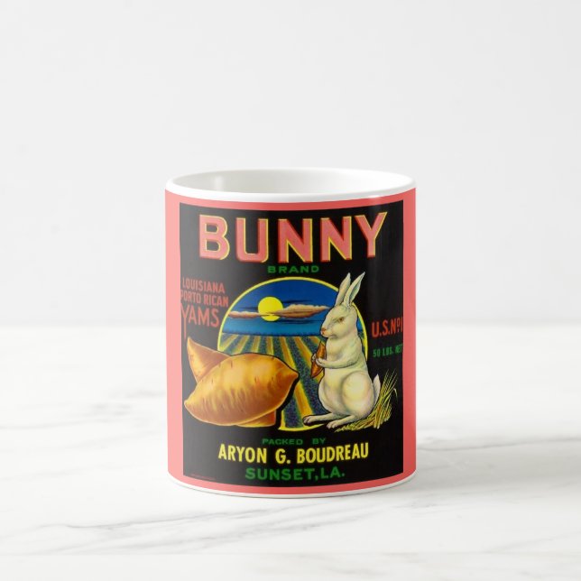Bunny Label Coffee Mugg (Center)