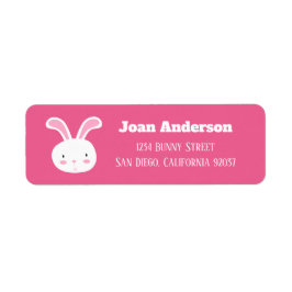 Bunny Label Returadress Etikett