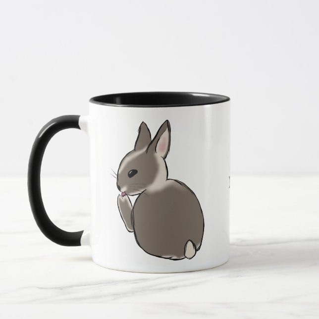 Bunny liking foot mugg (Vänster)