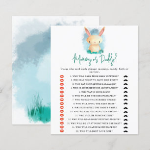 Bunny mamma eller babyduschspel