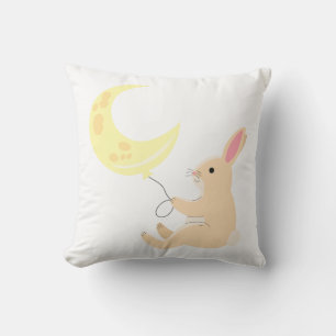 Bunny & Måne Balloon Pillow Kudde