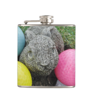 Bunny med färgad golf bollar fickplunta