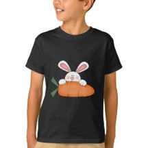 Bunny med morot Tshirts och gåvor