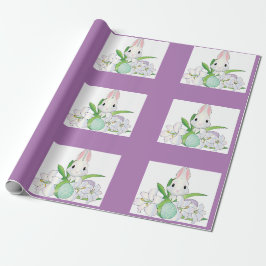 Bunny med Papper förpackning av ägg och filéer Presentpapper
