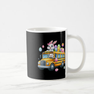 Bunny med Påskägg Basket på Buss Hu i skolan Kaffemugg