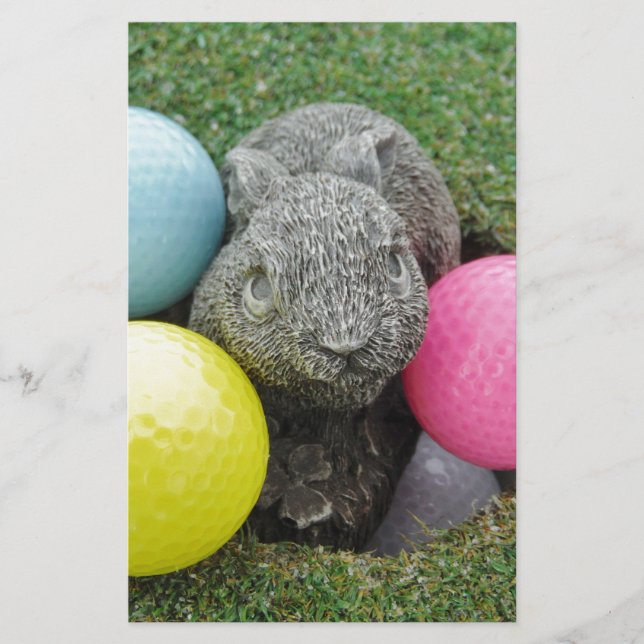 Bunny med rosa blue gult-ägg (Framsida)