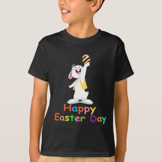 Bunny med solglasögon Manar Boys Kids Påsk Day T Shirt