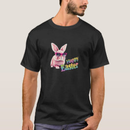 Bunny med Sunglass Glad påsk Manar T Shirt