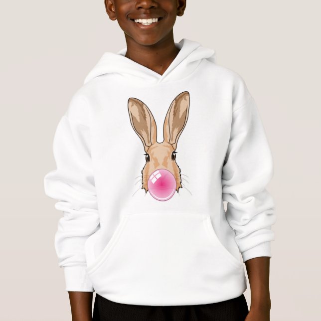 Bunny med tuggummi t shirt (Framsida)