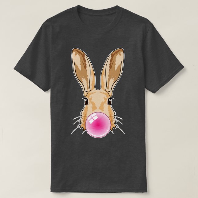 Bunny med tuggummi t shirt (Design framsida)