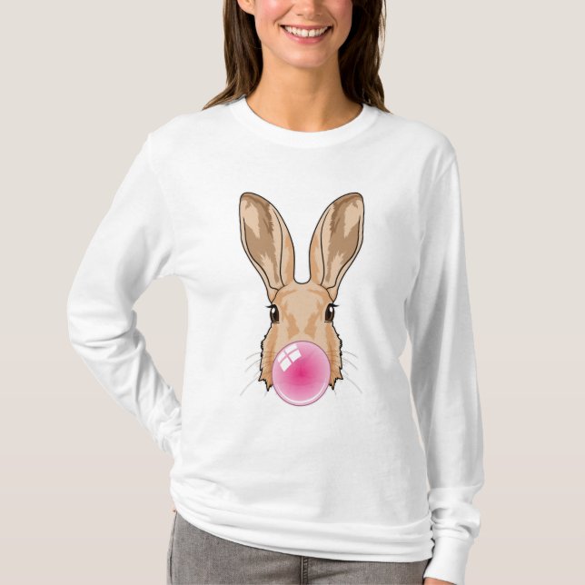 Bunny med tuggummi t shirt (Framsida)
