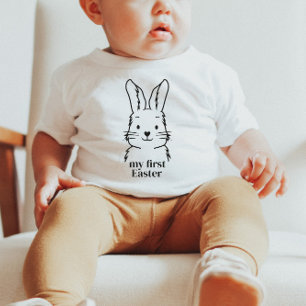 Bunny Min första Påsk Baby Tshirt T Shirt