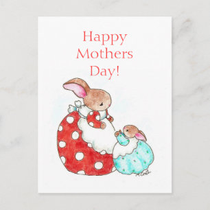 Bunny Mors dag vykort