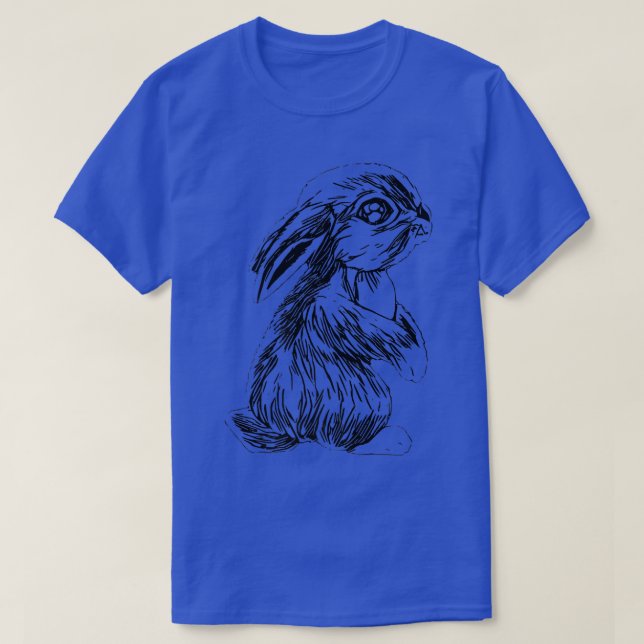 Bunny Motif cute Rabbit Rodent Pet Animals Rabbits T Shirt (Design framsida)