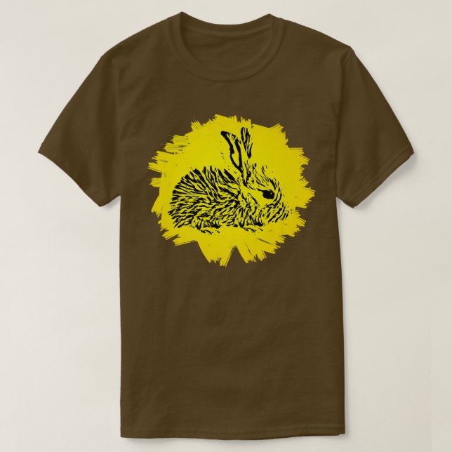 Bunny Motif Rabbit Rodent Pet Animals Rabbits  T Shirt (Design framsida)