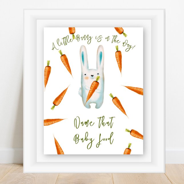 Bunny - Namn den baby maten Poster (Skapare uppladdad)