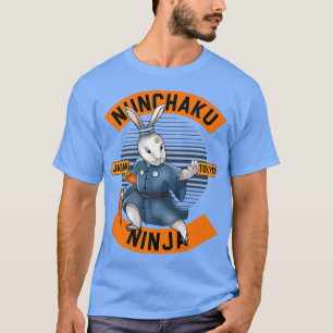 Bunny Ninja Nunchucks Japan Nuchaku Katana Martial T Shirt