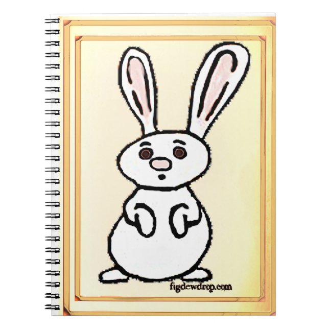 Bunny notebook anteckningsbok (Framsidan)