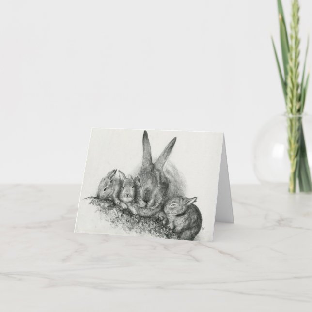 Bunny Notecards Kort (Framsida)