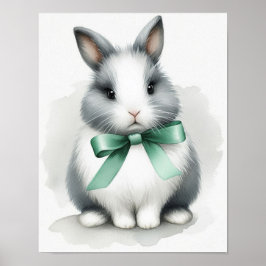 Bunny Nursery Wall Art Poster