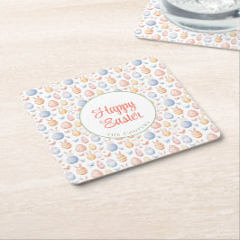 Bunny och Eggs Underlägg Papper Kvadrat