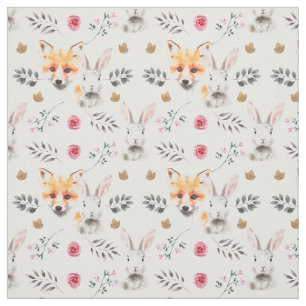 Bunny och Fox Tyg