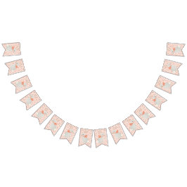 Bunny- och jordgubbsbanderoll vimplar