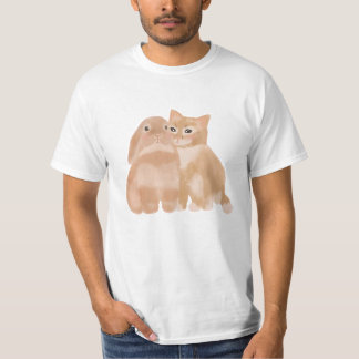 bunny och katt t shirt