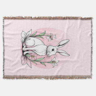 Bunny och Lilies Filt