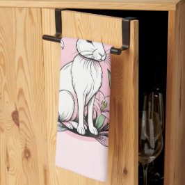 Bunny och Lilies Kökshandduk