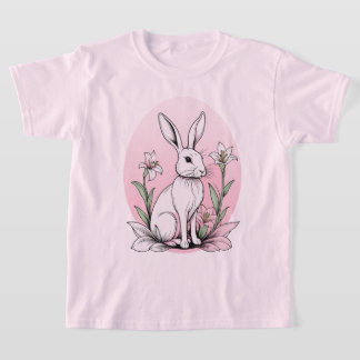 Bunny och Lilies T Shirt