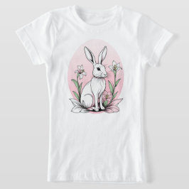 Bunny och Lilies T Shirt