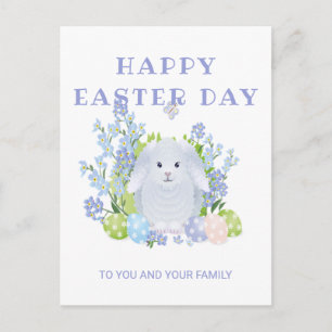 Bunny och Påskägg Helg Vykort