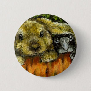 Bunny och Raven Knapp