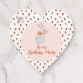 Bunny och Strawberry Gåvor Etiketter