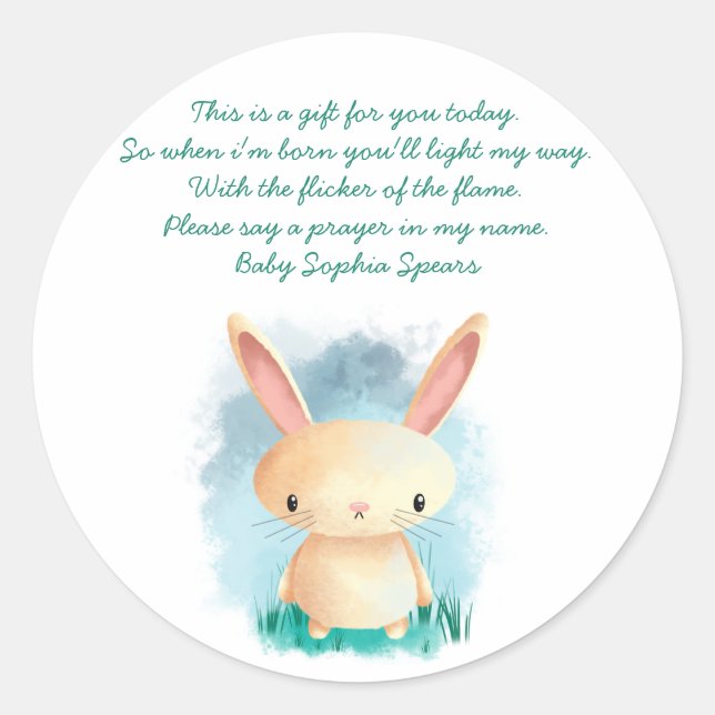 Bunny - Önskeljus Etikett (Framsida)