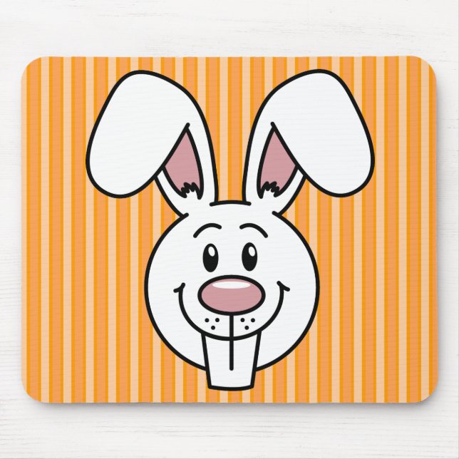 Bunny (Orange) Mousepad Musmatta (Framsidan)