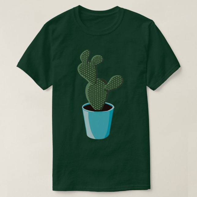 Bunny Öron Cactus T Shirt (Design framsida)