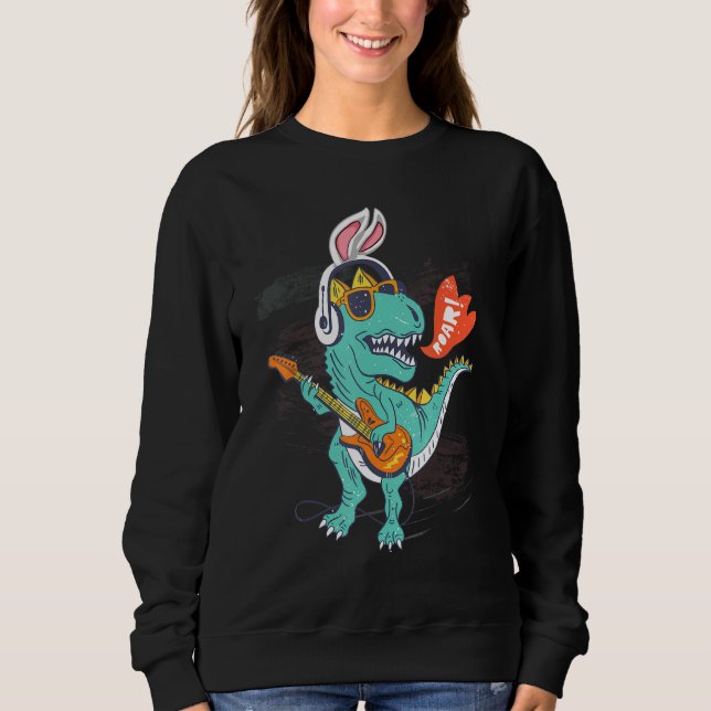 Bunny Öron Egg Påsk Day Dinosaur Dino T Rex 2022 Shirt (Framsida)
