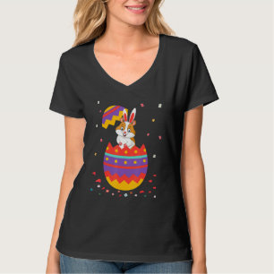 Bunny Öron Eggs Costume Cute Påsk Day Graphic Ge T Shirt