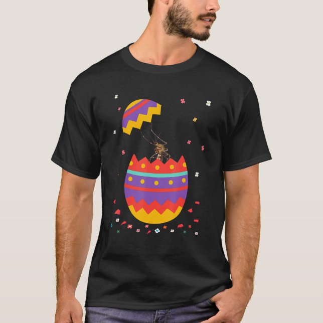Bunny Öron Eggs Costume Cute Påsk Day Graphic Mo T Shirt (Framsida)
