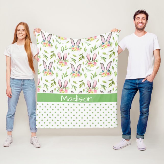 Bunny Öron & Eggs Fleecefilt (På plats)