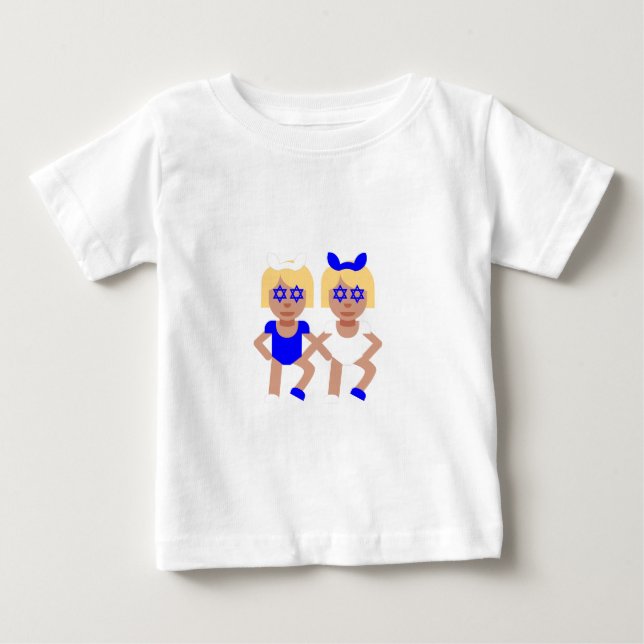 bunny öron hanukkah tee shirt (Framsida)