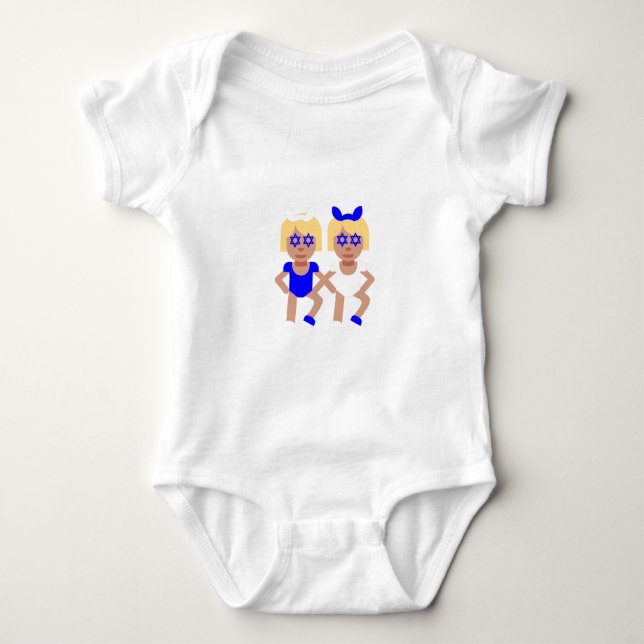 bunny öron hanukkah tee shirt (Framsida)