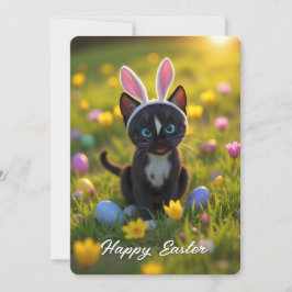 Bunny Öron & Purrs: Felinis Påsk Play Julkort