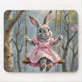 Bunny på en sväng musmatta