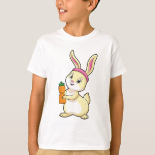 Bunny på Fitness med Drinking flaska T Shirt