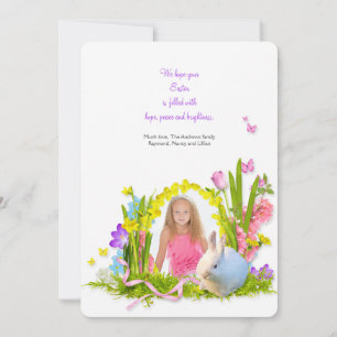 Bunny på Garden Påsk Card Julkort