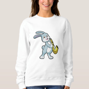 Bunny på Music med saxofon T Shirt