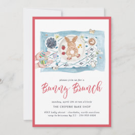 Bunny Pancakes | Påskhare Brunch Inbjudningar